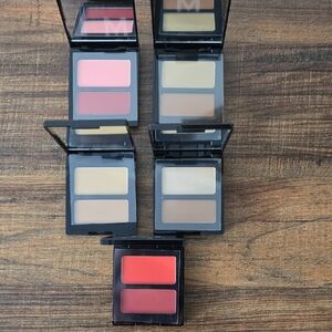 Set Of 5 Full Size Matte Blush and Contour Set - Pink, Cream, Tan